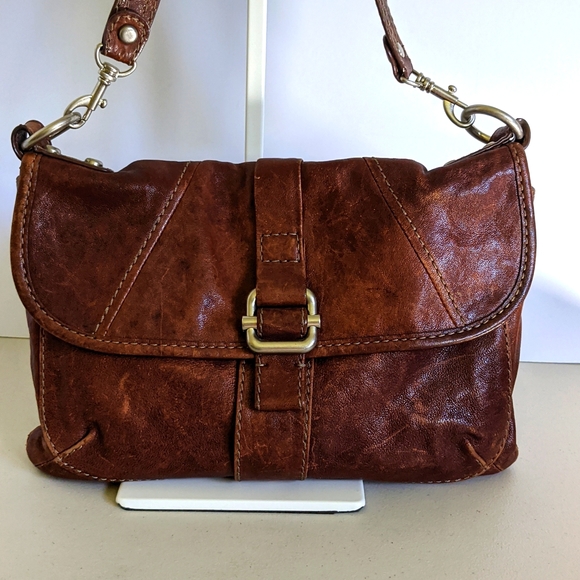 Fossil Handbags - FOSSIL Leather Satchel Bag